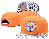 Steelers Team Logo Yellow Adjustable Hat GS,baseball caps,new era cap wholesale,wholesale hats